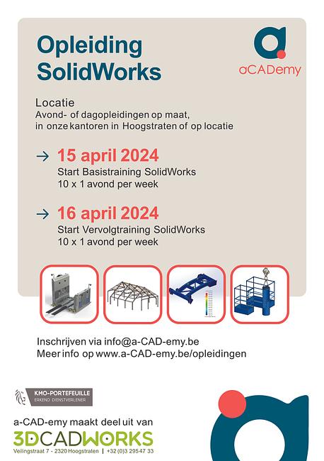 SolidWorks - trainingen 2024